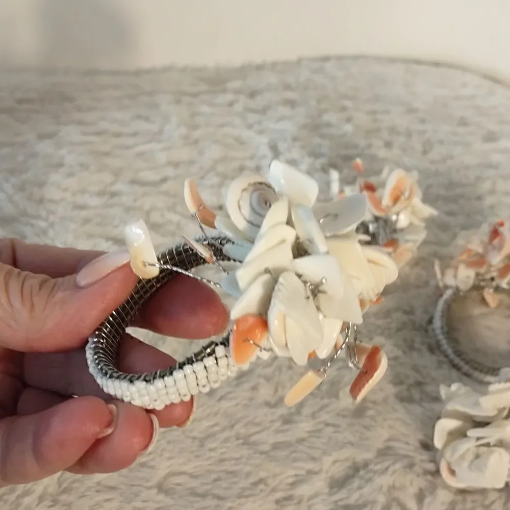 Sea Shell Napkin Rings Set of 4